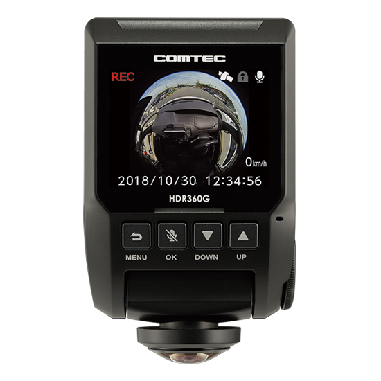 自動車HDR360G コムテック 360度撮影ドラレコ - セキュリティ